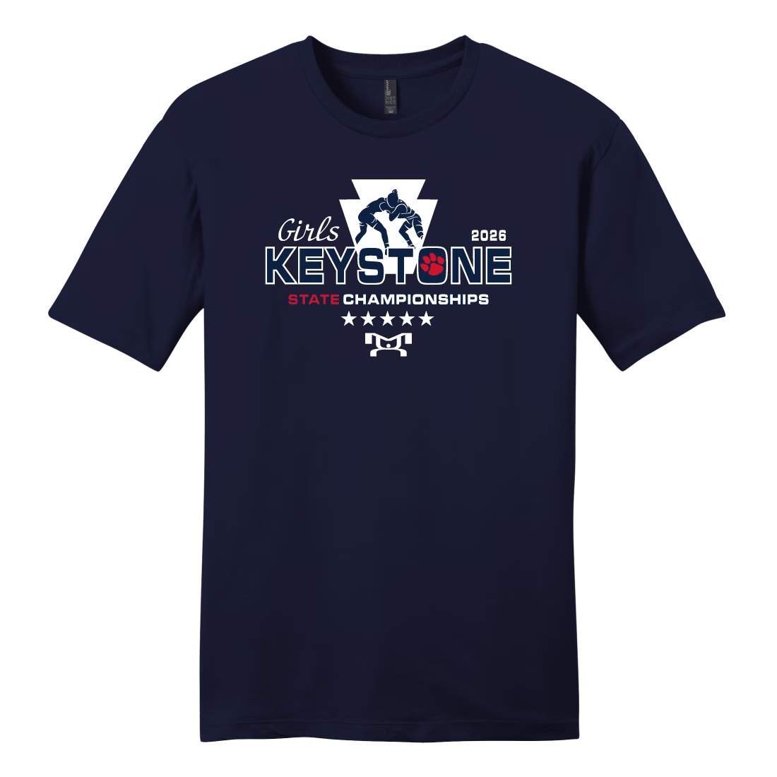 Keystone State Girls 2026 Heat Press Decal Short Sleeve T-Shirt