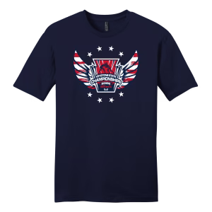 American Wings Girls 2026 Keystone State Heat Press Decal Short Sleeve T-Shirt