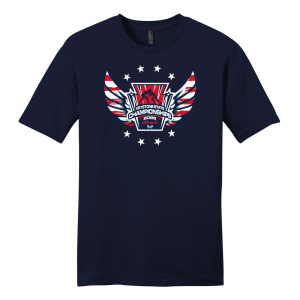 American Wings Girls 2026 Keystone State Heat Press Decal Short Sleeve T-Shirt