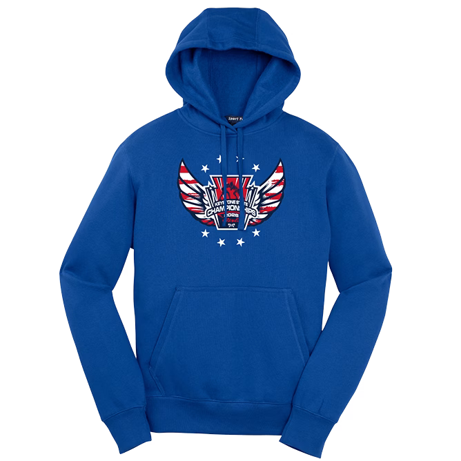 American Wings Girls 2026 Keystone State Heat Press Decal Hoodie - Image 2