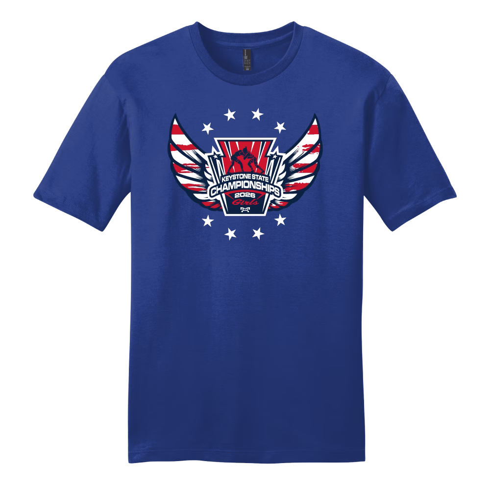 American Wings Girls 2026 Keystone State Heat Press Decal Short Sleeve T-Shirt - Image 3