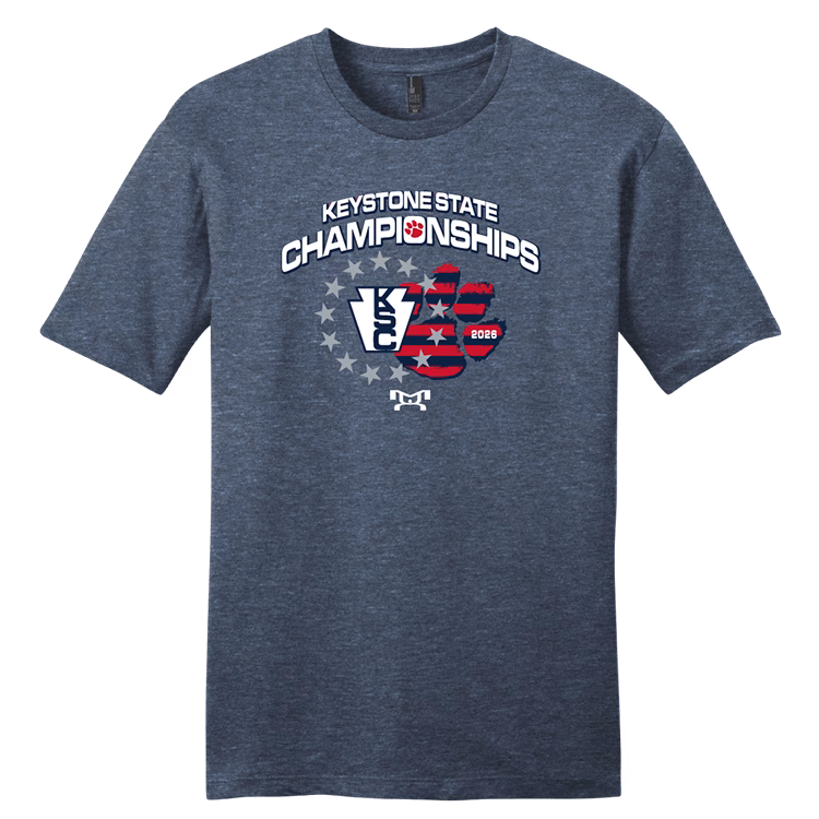 Stars & Stripes 2026 Keystone State Heat Press Decal Short Sleeve T-Shirt - Image 2