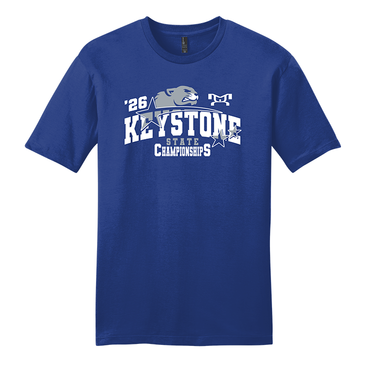 Silver Nittany 2026 Keystone State Heat Press Decal Short Sleeve T-Shirt - Image 3