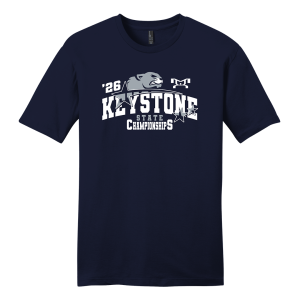 Silver Nittany 2026 Keystone State Heat Press Decal Short Sleeve T-Shirt