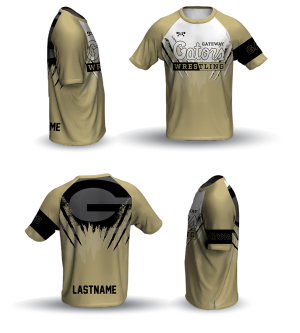 Gateway Jr Wrestling Loose Short Sleeve Dri-Fit