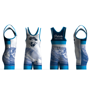 Patriots Wrestling Club Blue Men's Singlet