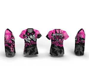 Pine Richland Women's Pink Graffiti Loose Short Sleeve Dri-Fit 2025