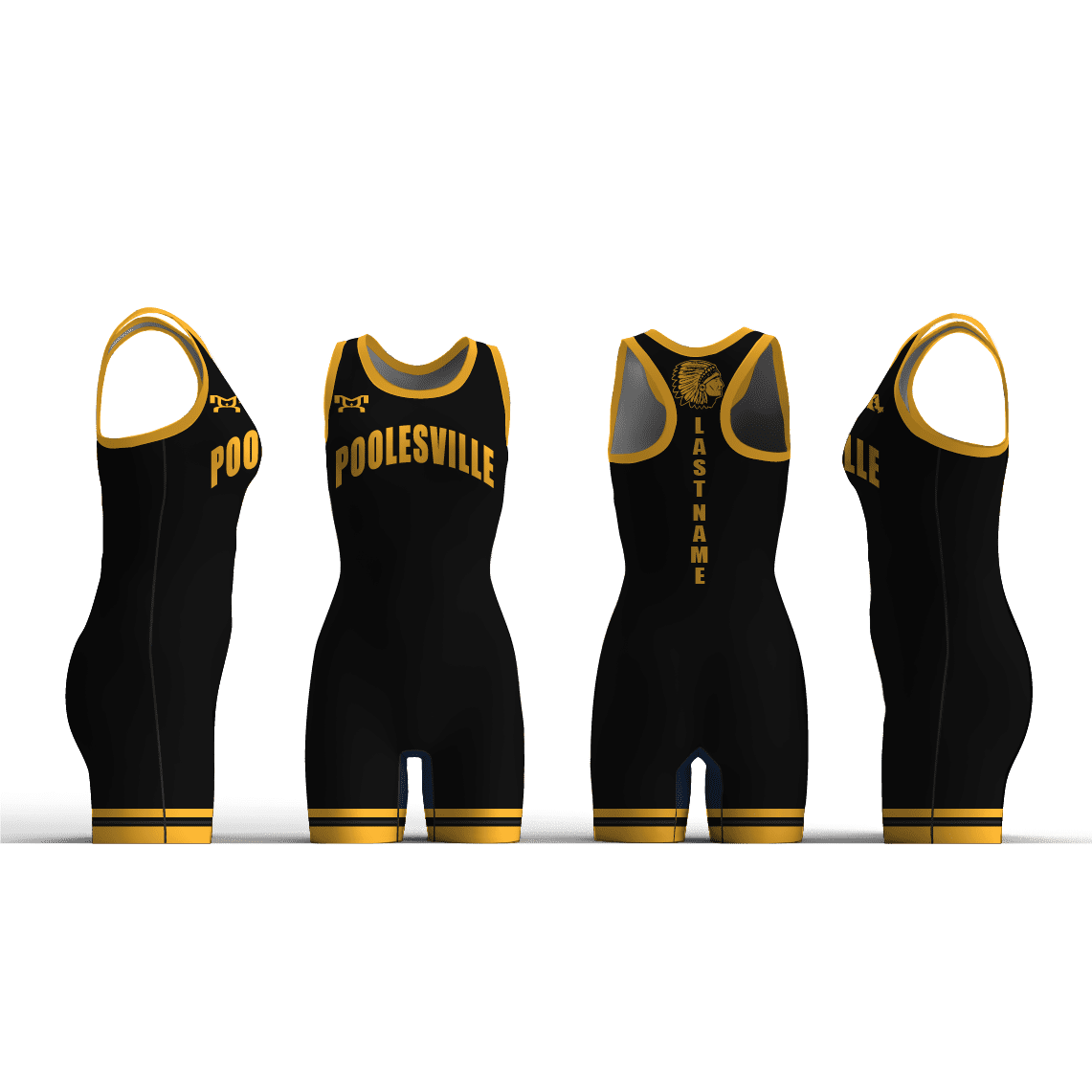 Poolesville 2026 THROWBACK PHS INDIANS Women's Racerback Singlet 2026