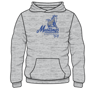 Chancellor Middle School SOFTBALL Custom Sublimated Decal Grey Hoodie