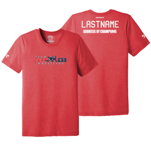 Team Fearless Address Of Champions red Heat Press T Shirt