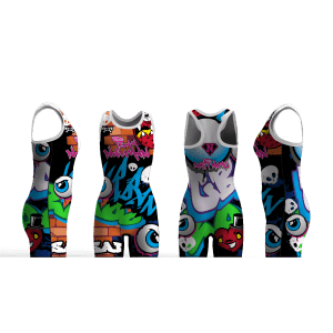 Team Nauman Grafiti Women's Racerback Singlet