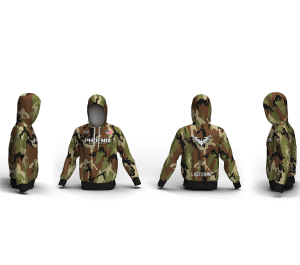 Phoenix Wrestling Club Camo Custom Unisex Sublimated Hoodie 2026