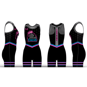 Slick Chicks Wrestling Club BLACKOUT Women's Racerback Singlet