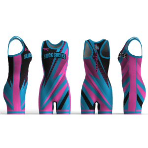 Slick Chicks Wrestling Club ZIG ZAG Women's Racerback Singlet