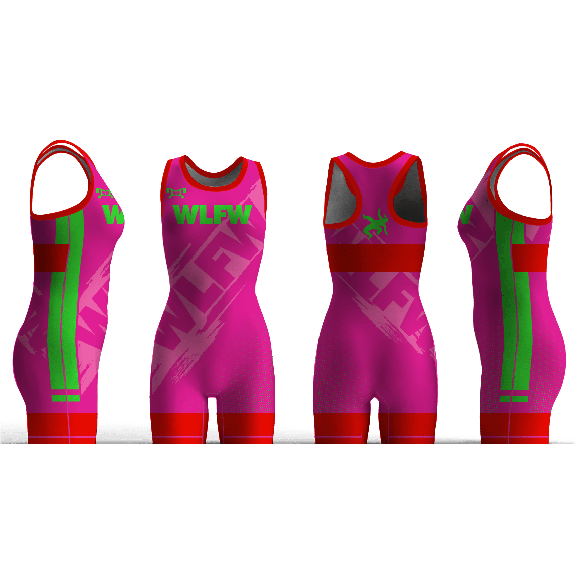 Wilmington Ladies Freestyle Wrestling Pink Women's Racerback Singlet 2026