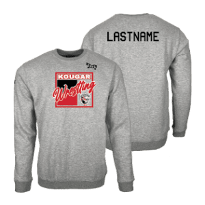 Kougar Wrestling Club MyHOUSE Heat Press Challenger Crewneck
