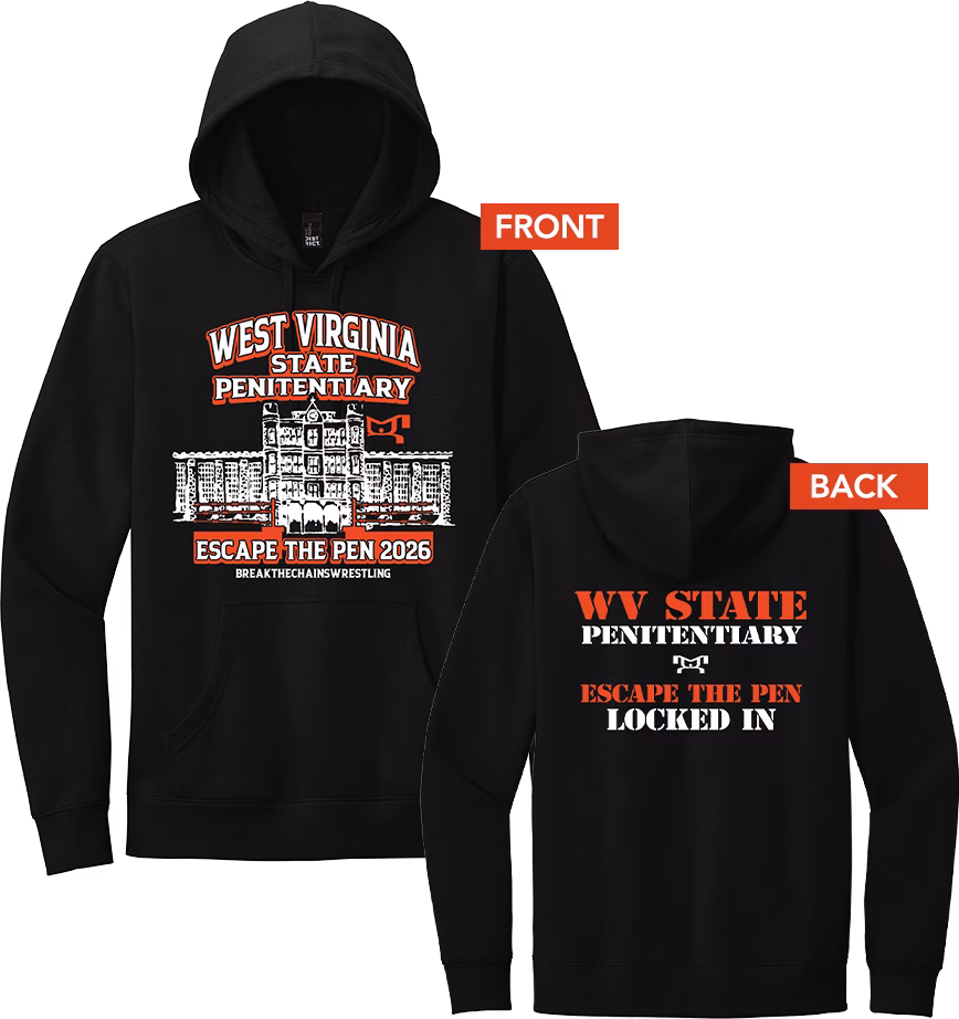 2026 Locked In Escape The Pen Heat Press Hoodie