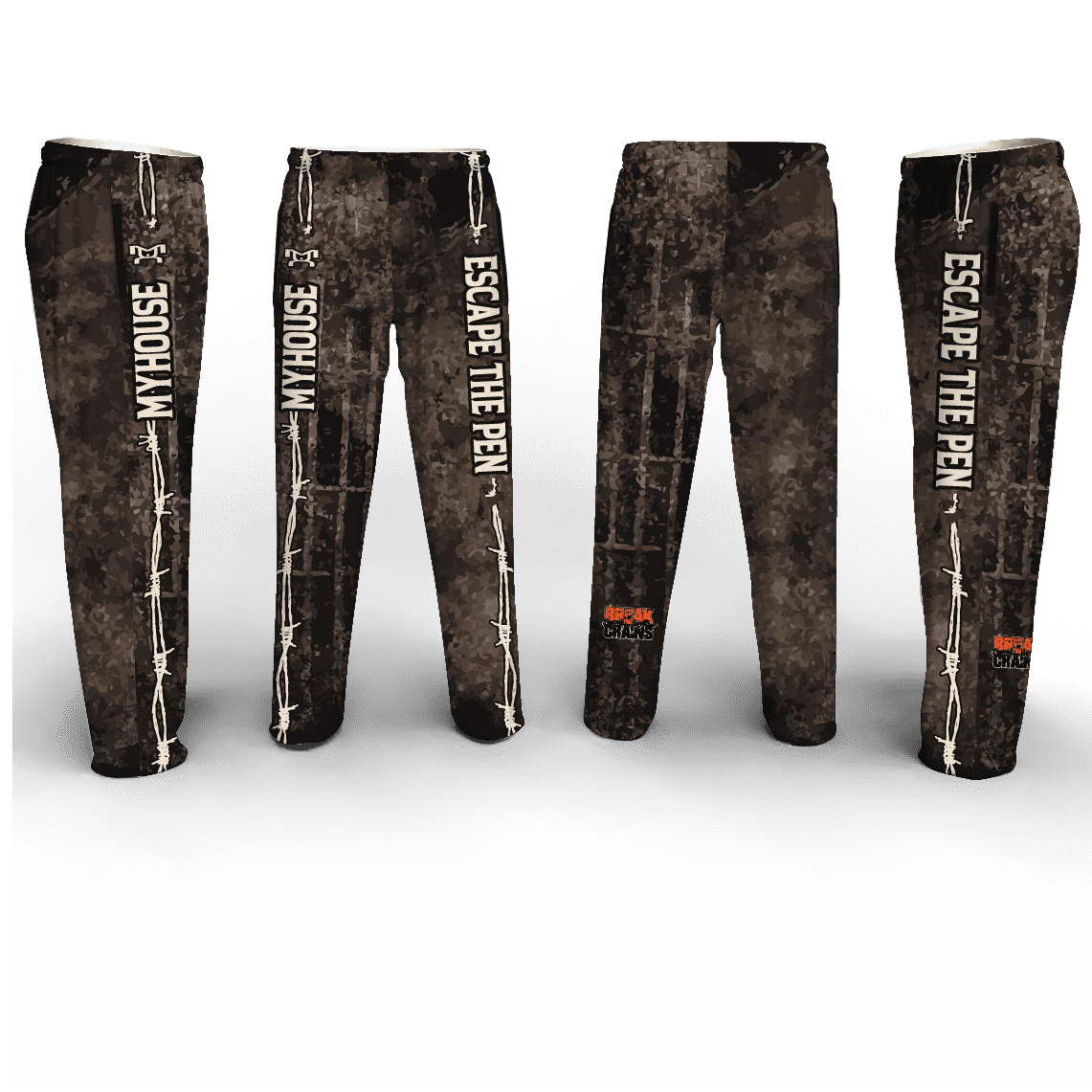 2026 Locked In Escape The Pen Poly Fleece Pajama Pants