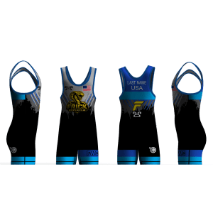 Frick Bros Blue Freestyle Men's Singlet