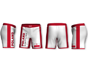 Poland Men's 9" Fight Short