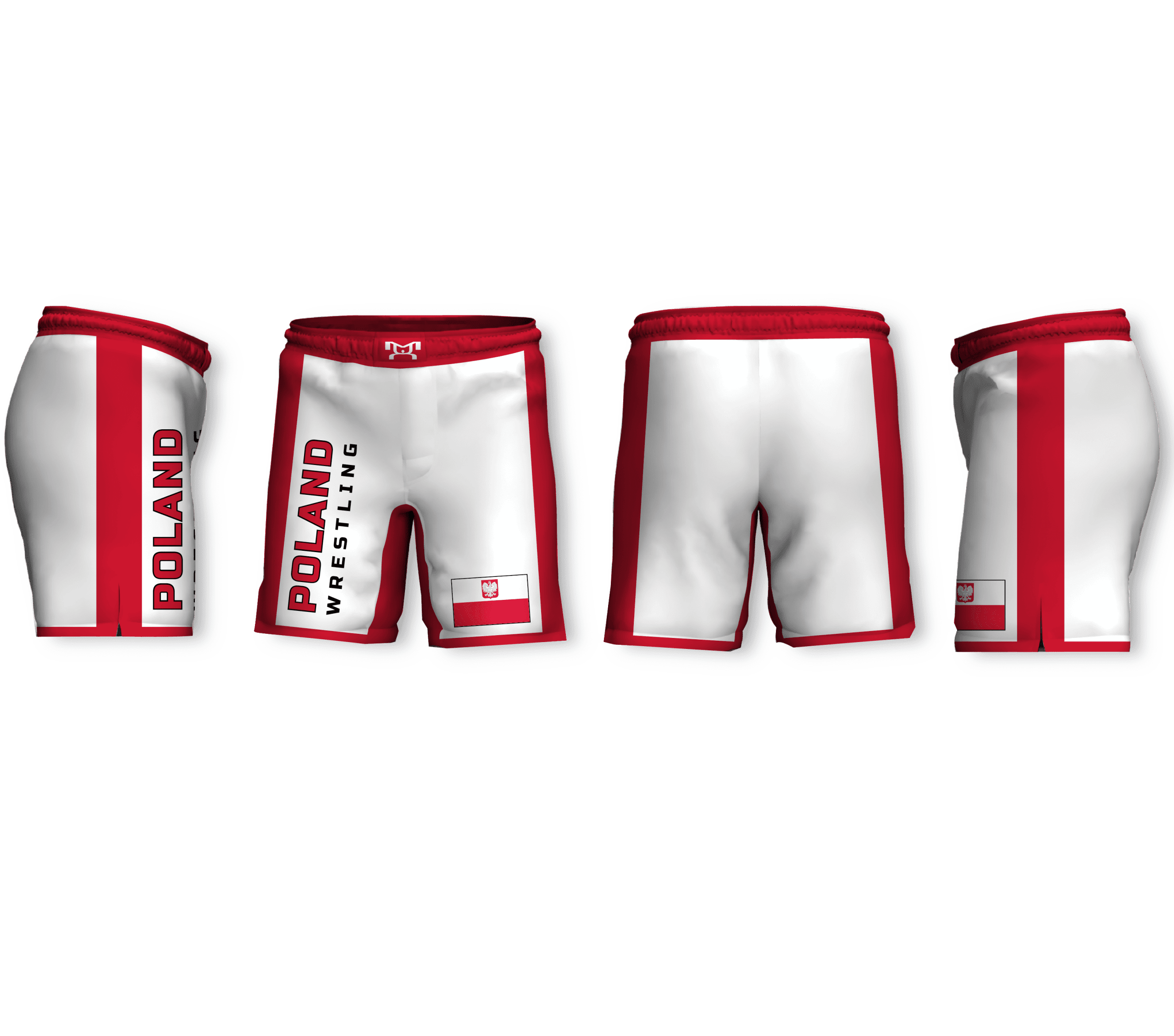 Poland Men's 9" Fight Short