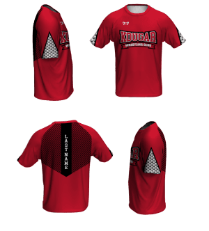 Kougar Wrestling Club Loose Short Sleeve Dri-Fit