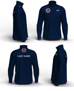 Los Mo Dojo Men's Mid-Weight Custom Quarter Zip
