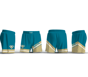 Elite Athletic Club Blue Men's 6" Fight Short