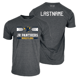 Round Lake Jr Panthers Custom Heat Press Short Sleeve T-Shirt