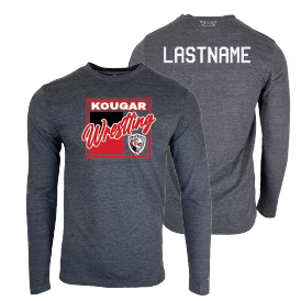 Kougar Wrestling Club Custom Heat Press Long Sleeve T-Shirt