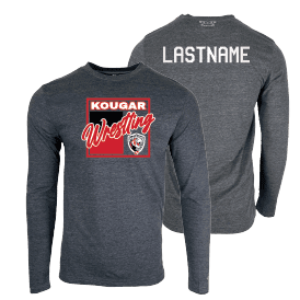 Kougar Wrestling Club Custom Heat Press Long Sleeve T-Shirt