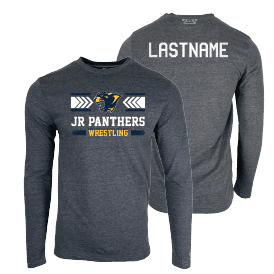 Round Lake Jr Panthers Custom Heat Press Long Sleeve T-Shirt