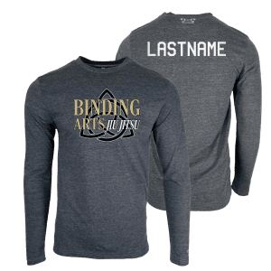 Binding Arts Jit Jitzu Custom Heat Press Long Sleeve T-Shirt