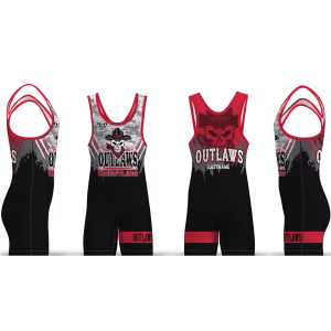 Outlaws Wrestling Club Camo 2026 Men's Singlet
