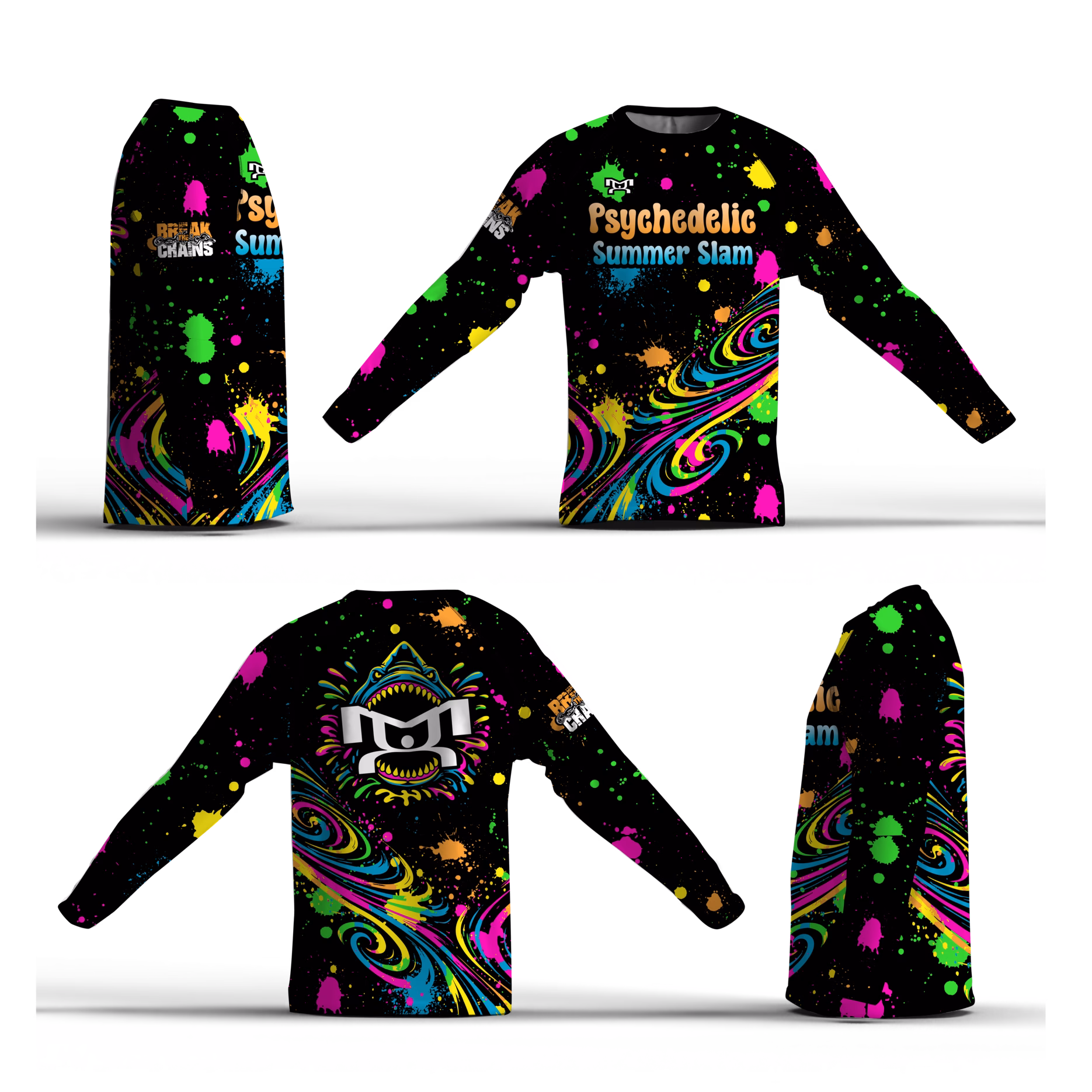 2026 Psychedelic Summer Slam Loose Long Sleeve Dri-Fit