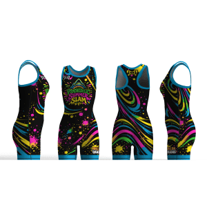 2026 Psychedelic Summer Slam Blue Women's Racerback Singlet