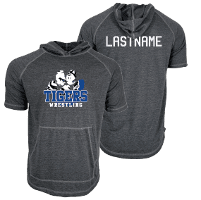 Princeton High school WV Custom Heat Press Short Sleeve Hoodie T-Shirt