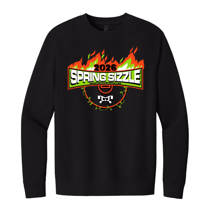 Spring Sizzle 2026 Heat Press Black Crewneck