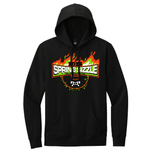 Spring Sizzle 2026 Heat Press Black Hoodie
