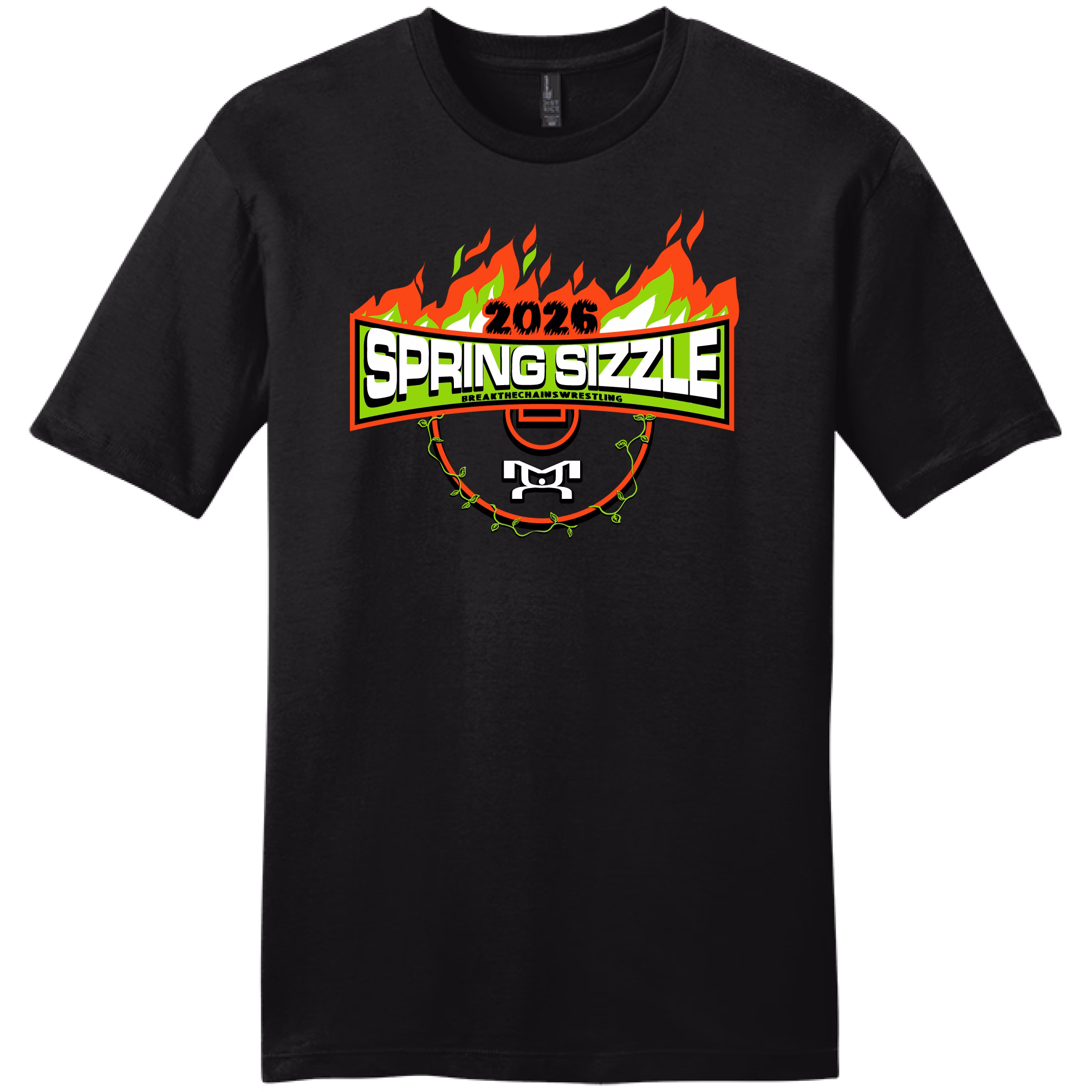 Spring Sizzle 2026 Heat Press Short Sleeve T-Shirt - Black