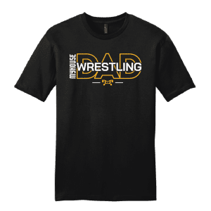WRESTLING DAD Heat Press Decal T-Shirt