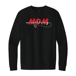Wrestling Mom Heat Press Decal Crewneck