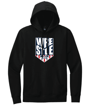 Wrestling Shield Heat Press Decal Hoodie