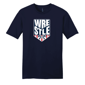 Wrestling Shield Heat Press Decal T-Shirt