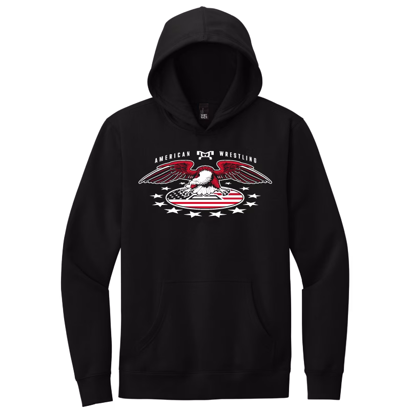 American Wrestler Heat Press Decal Hoodie