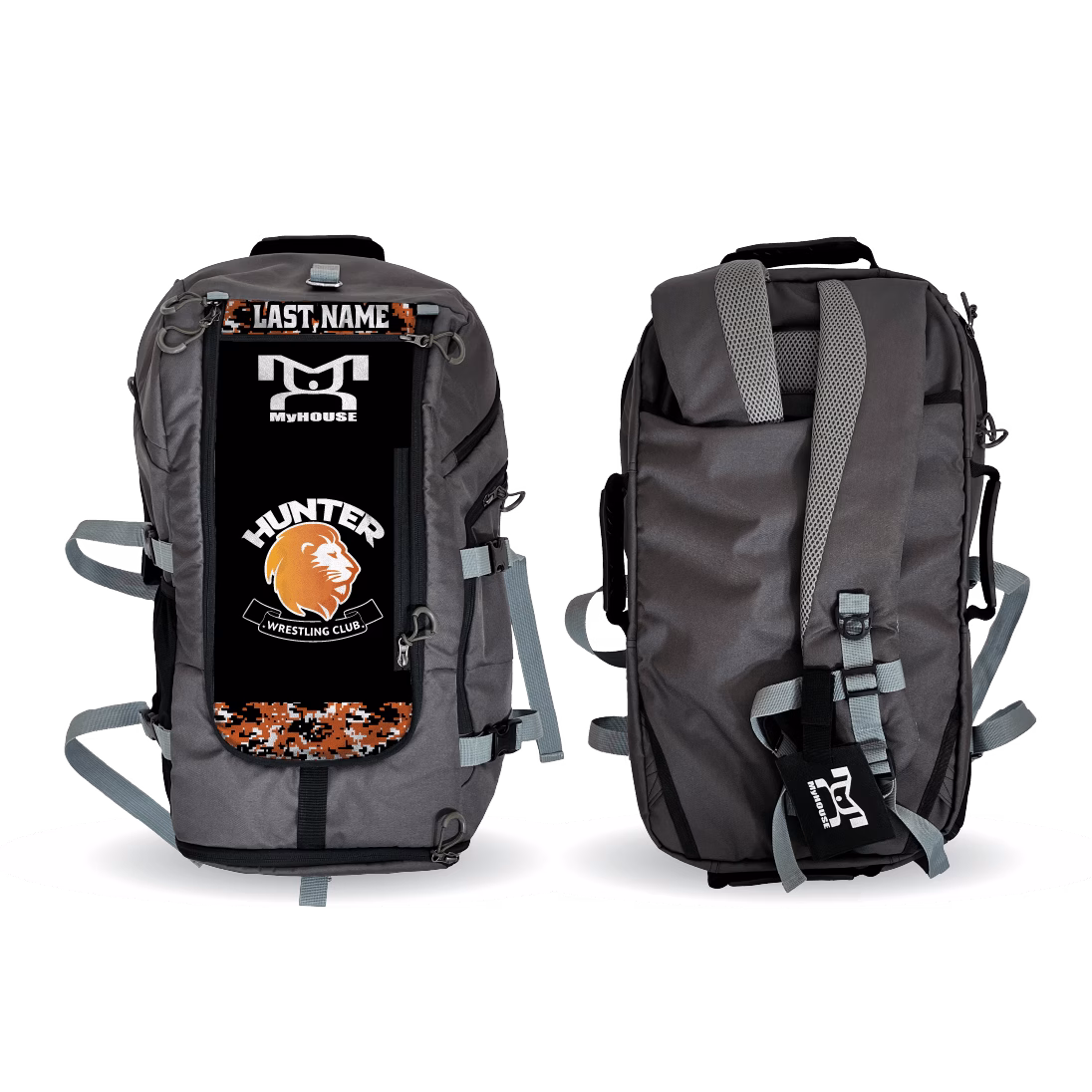Hunter Wrestling Club Hybrid Gear Bag (THIS WILL SHIP IN 6-8 WEEKS)