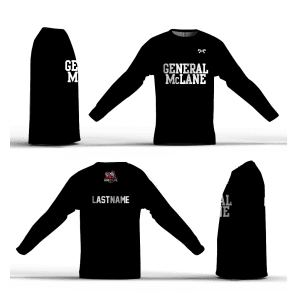 General McLane High School  Loose Long Sleeve Dri-Fit