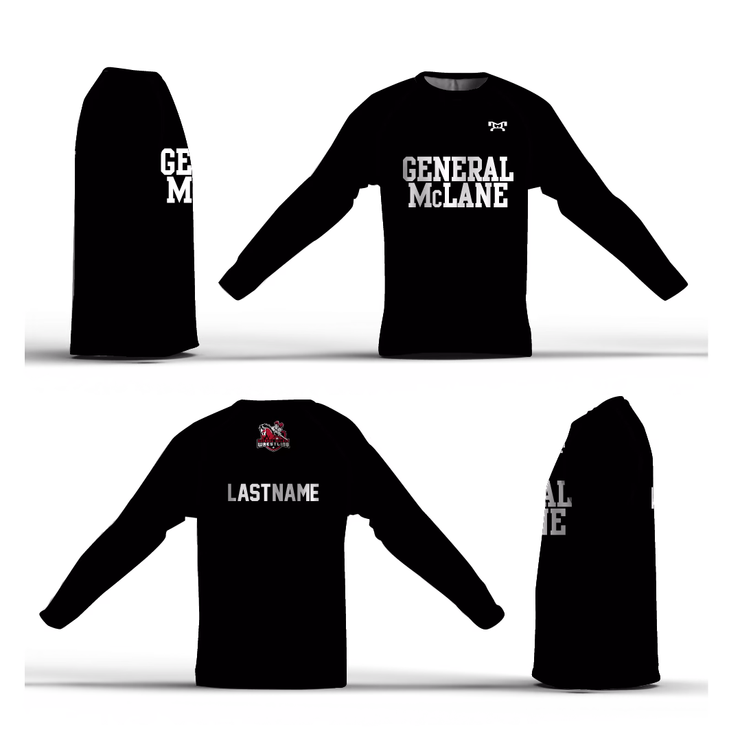 General McLane High School  Loose Long Sleeve Dri-Fit