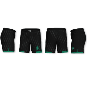 Cary High school BLack & white dots Pattern Men's 9" Fight Short