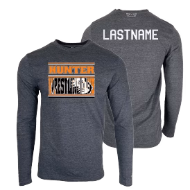Hunter Wrestling Club Custom Heat Press Long Sleeve T-Shirt